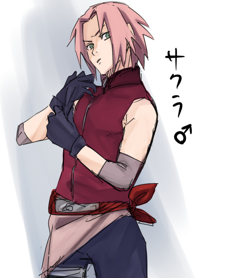 haruno sakura (naruto and 1 more) drawn by kamosuke