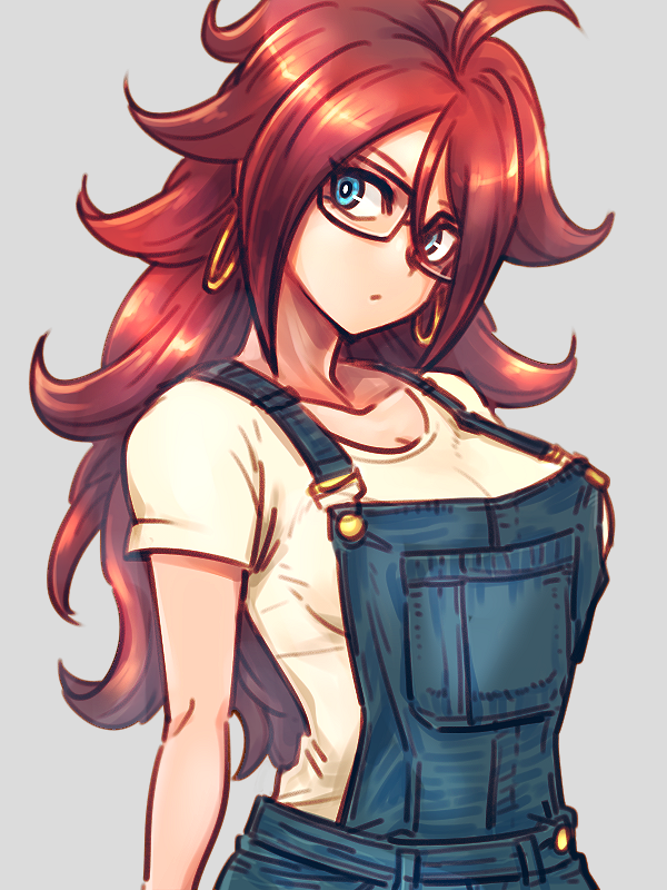 android 21 (dragon ball and 1 more) drawn by kemachiku