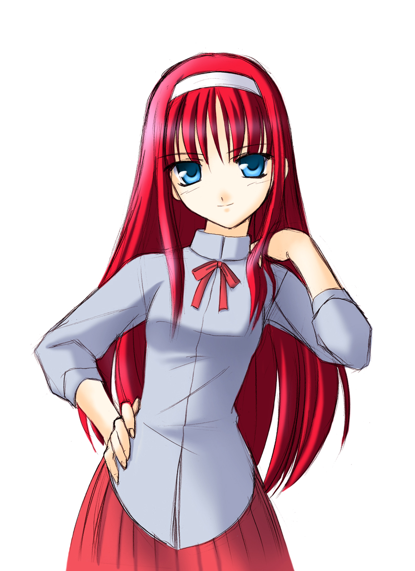 tohno akiha and vermillion akiha (tsukihime) drawn by norizou_type-r