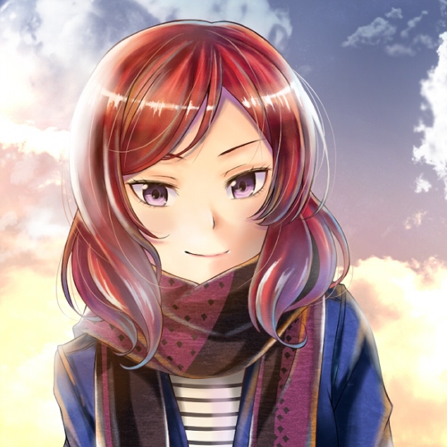 nishikino maki (love live! and 1 more) drawn by maguroido