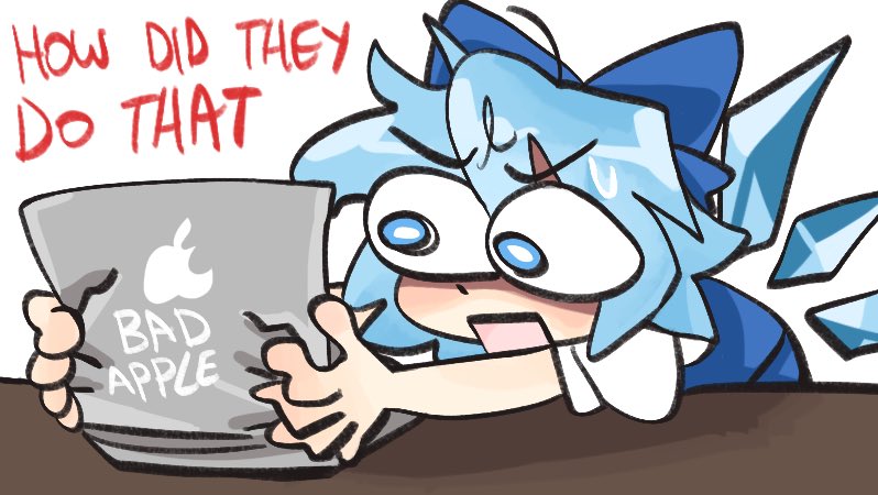 cirno (touhou and 1 more) drawn by kecchi0