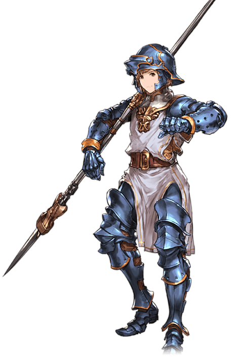 gran and lancer (granblue fantasy) drawn by minaba_hideo
