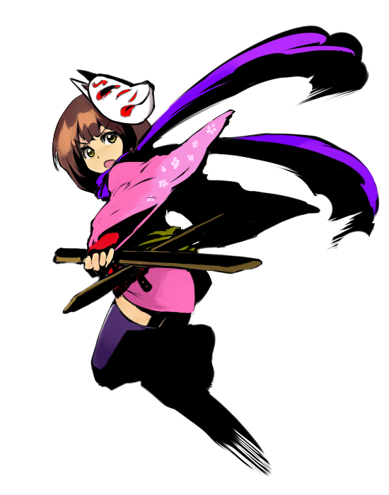 shinobi and shinobi 4 (sekaiju no meikyuu and 1 more) drawn by moru_(monaka)