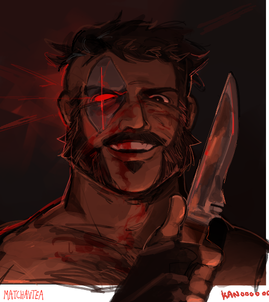 kano (mortal kombat and 1 more) drawn by ven_(matchavtea)