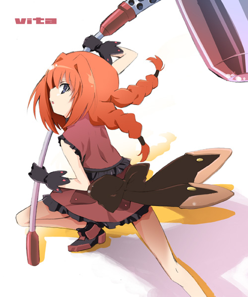 vita and graf eisen (lyrical nanoha and 3 more) drawn by okiura