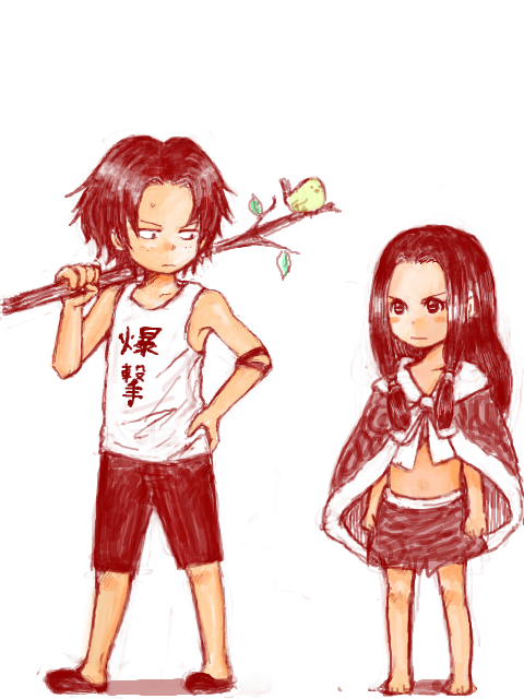 Boa Hancock And Portgas D Ace One Piece Drawn By Matsu San Fuyu