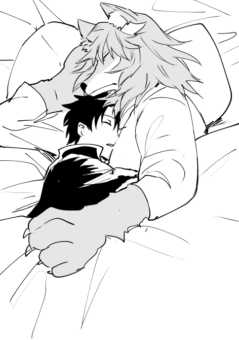fujimaru ritsuka and patxi (fate and 1 more) drawn by otori666