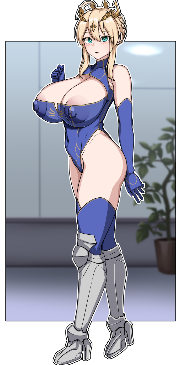 artoria pendragon (fate and 1 more) drawn by muta_poo