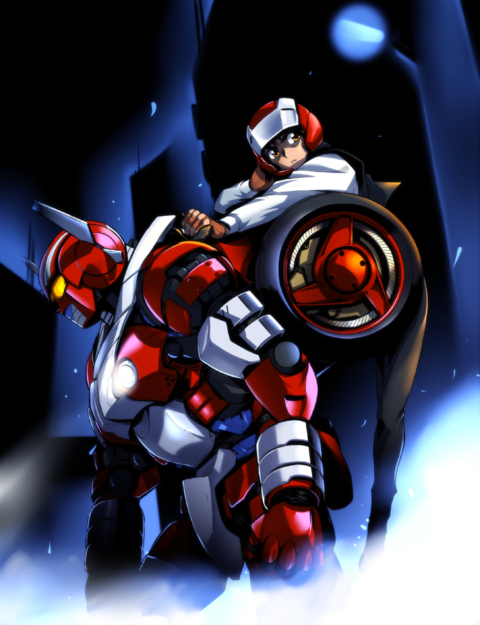 denjin zaborger and daimon yutaka (denjin zaborger) drawn by ez6