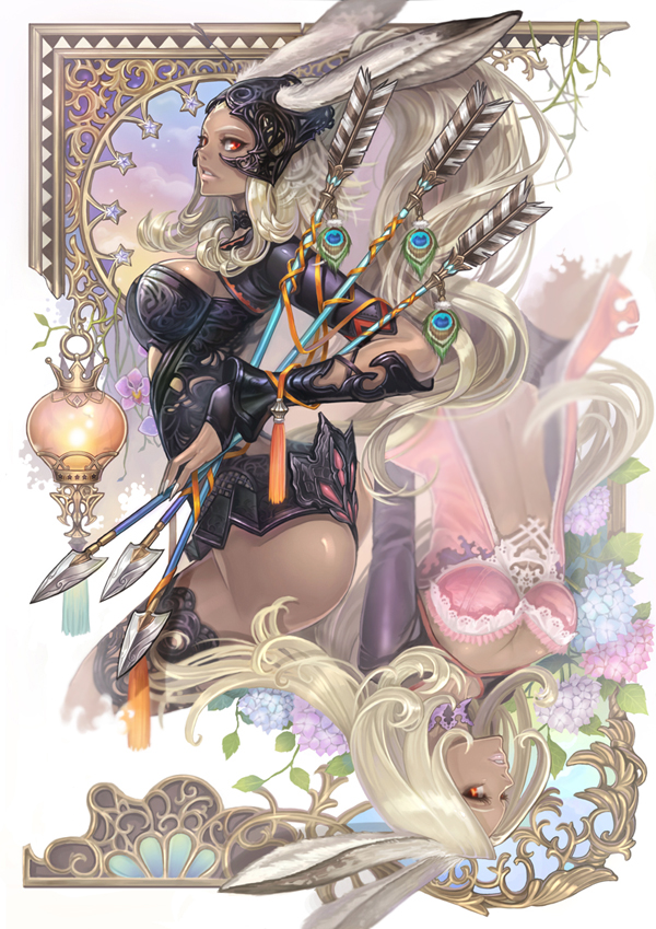 fran and jote (final fantasy and 1 more) drawn by olivia_(yh)