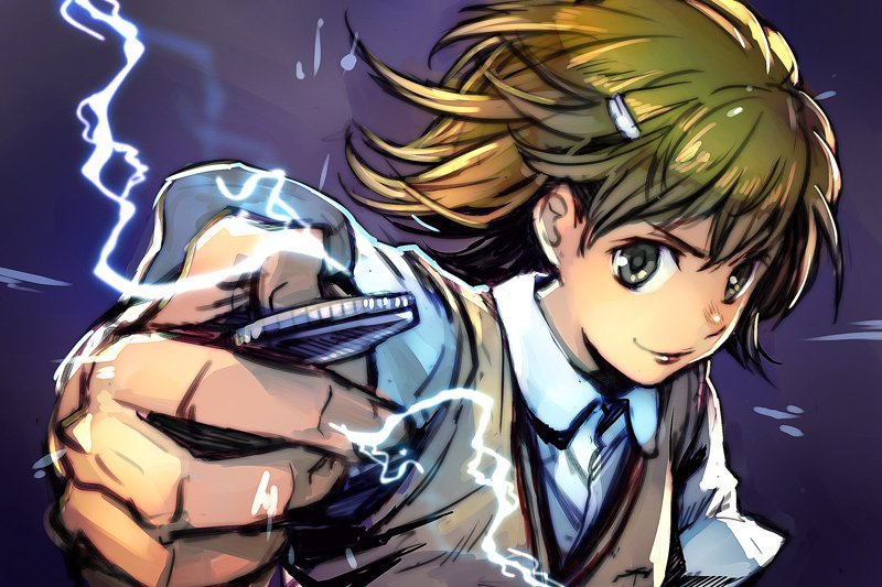 misaka mikoto (toaru majutsu no index and 1 more) drawn by hungry_clicker