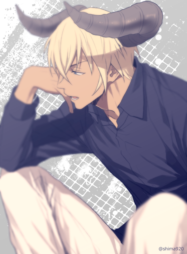 amuro tooru (meitantei conan) drawn by mashima_shima