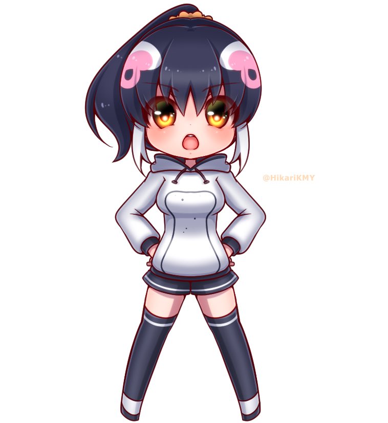african penguin (kemono friends and 1 more) drawn by hikarikmy