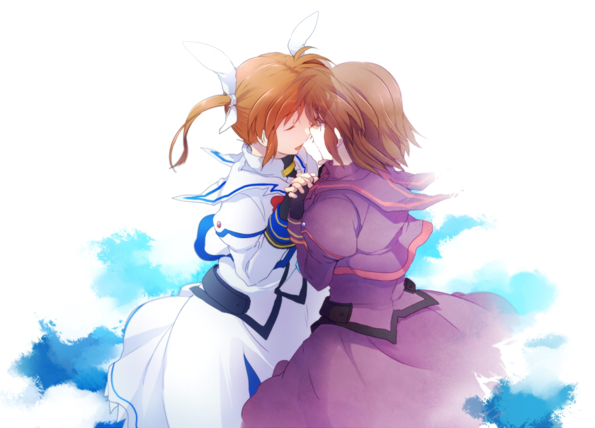 takamachi nanoha and stern the destructor (lyrical nanoha and 3 more) drawn by takana_(nanao)