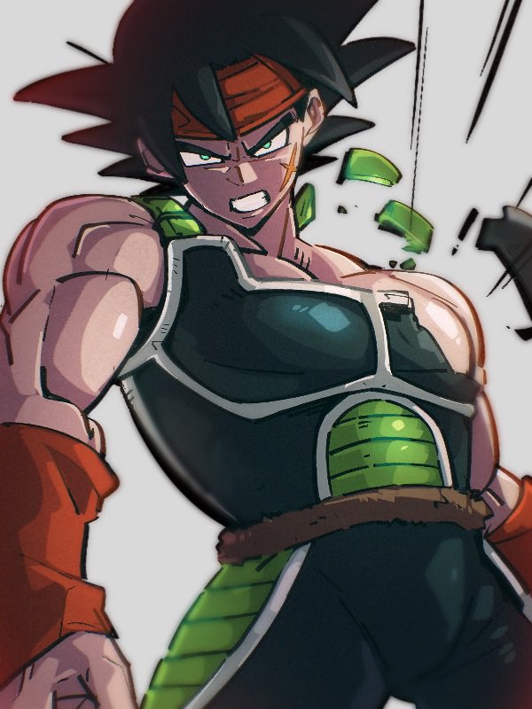 bardock (dragon ball and 1 more) drawn by kemachiku