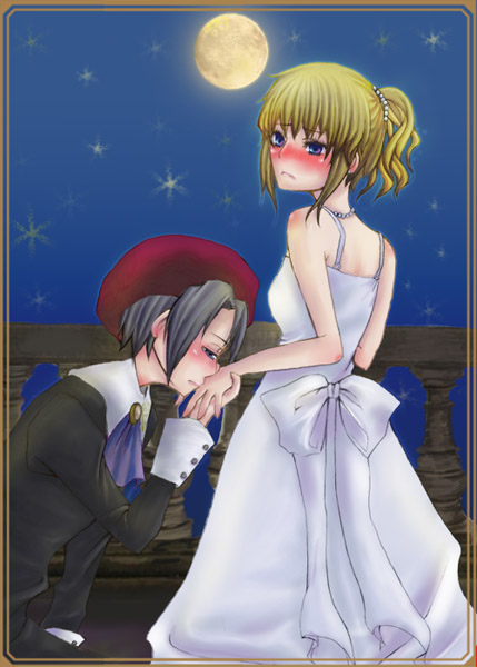 ushiromiya jessica and kanon (umineko no naku koro ni) drawn by tooya_miho