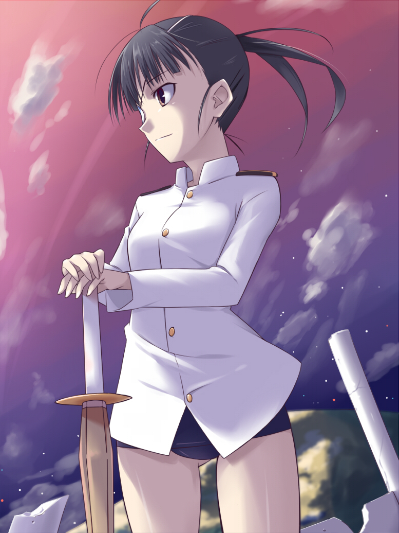 sakamoto mio (world witches series and 1 more) drawn by level.21