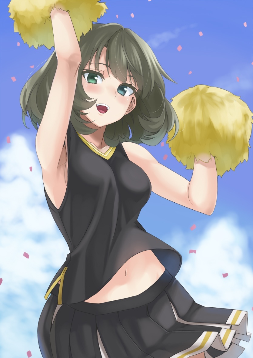 takagaki kaede (idolmaster and 1 more) drawn by sengoku_aky