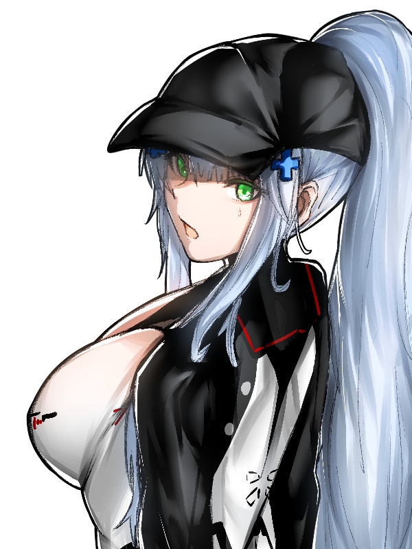 hk416 and klukai (girls' frontline and 1 more) drawn by tearoman
