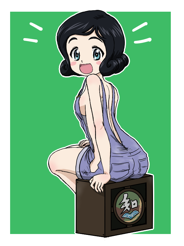 teramoto tomiko (girls und panzer) drawn by takahashi_kurage