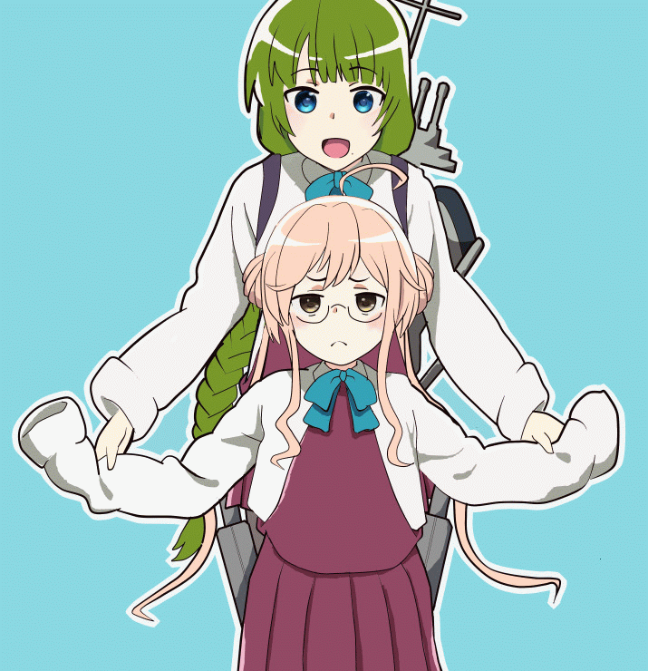 makigumo and yuugumo (kantai collection and 1 more) drawn by sowamame