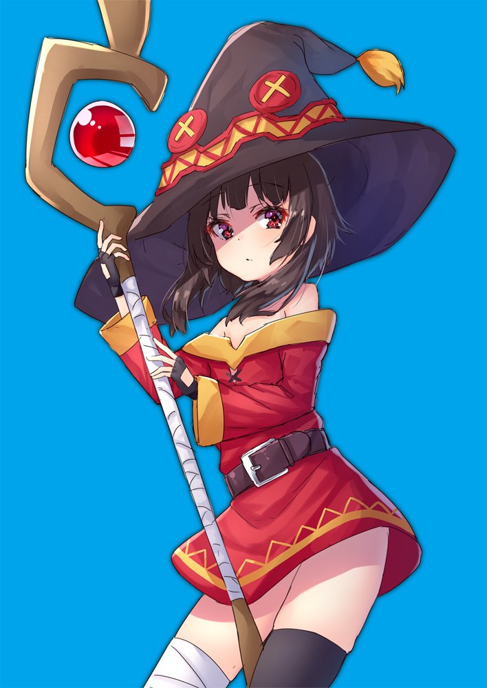 megumin (kono subarashii sekai ni shukufuku wo!) drawn by pensuke
