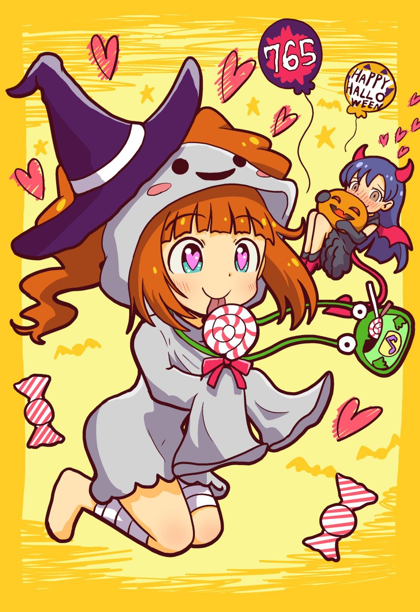 kisaragi chihaya and takatsuki yayoi (idolmaster and 2 more) drawn by yuutousei