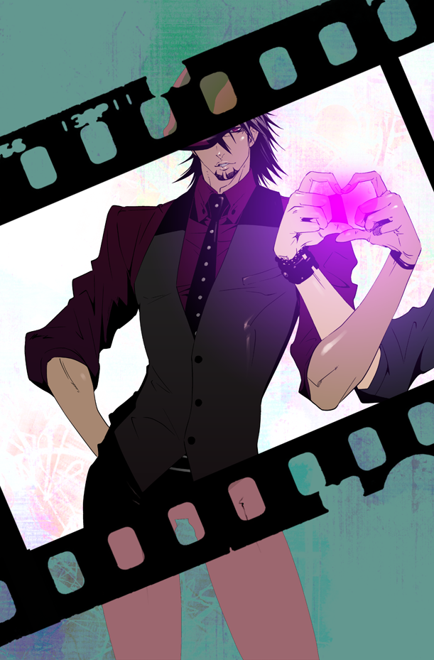 kaburagi t. kotetsu and ebitetsu (tiger & bunny) drawn by okamoto_k_munesumi