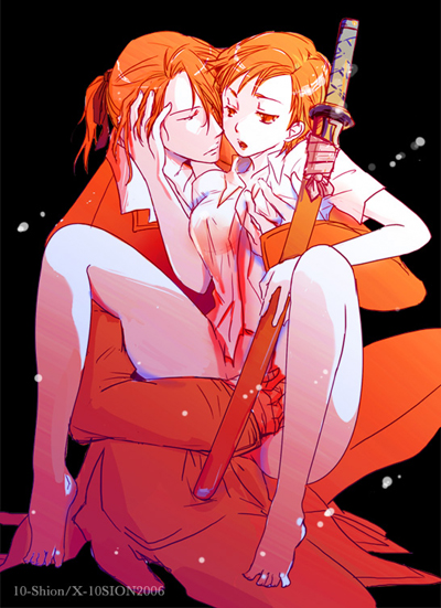 otonashi saya and hagi (blood+) drawn by 10-shion