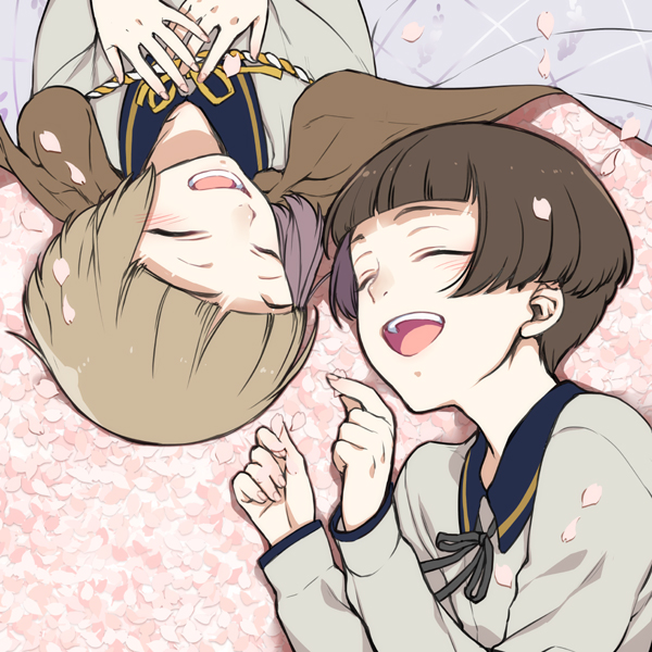 maeda toushirou and hirano toushirou (touken ranbu) drawn by sumeragi_kohaku
