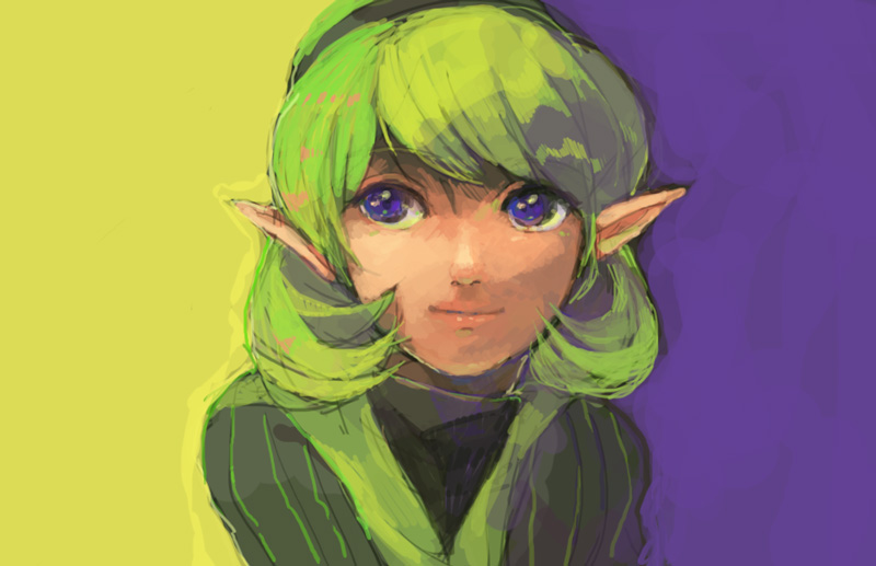 saria (the legend of zelda and 1 more) drawn by yo_mo