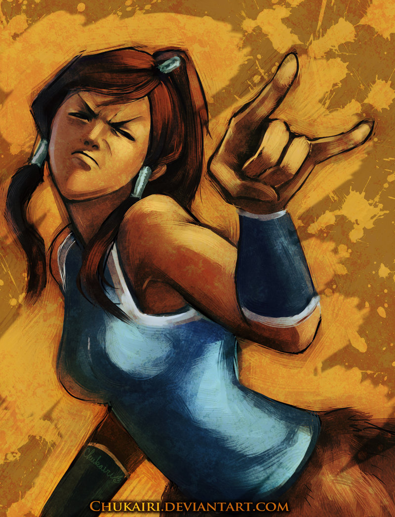 korra (avatar legends and 1 more) drawn by melody_(chukairi)
