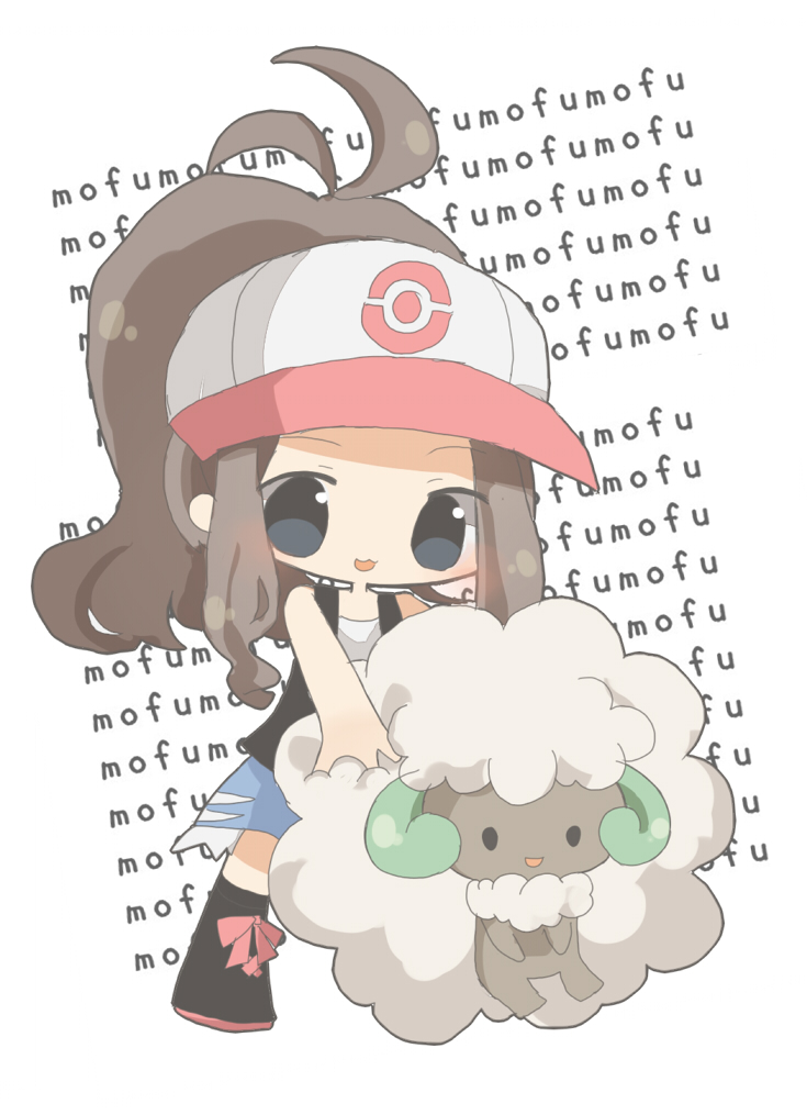 hilda and whimsicott (pokemon and 1 more) drawn by manmi