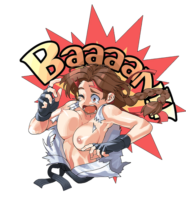 yuri sakazaki (the king of fighters and 1 more) drawn by takoyaki_neko-san