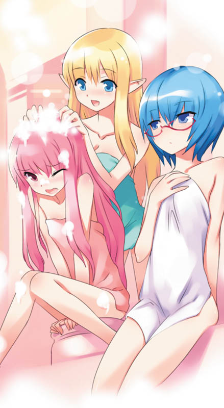 louise francoise le blanc de la valliere, tiffania westwood, and tabitha (zero no tsukaima) drawn by usatsuka_eiji