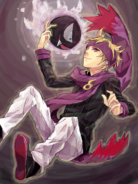 gastly and morty (pokemon and 1 more) drawn by ichi_kawa_ichi