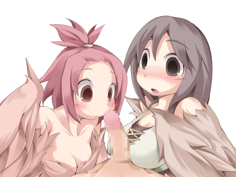 pina and pii (mon-musu quest!) drawn by frfr