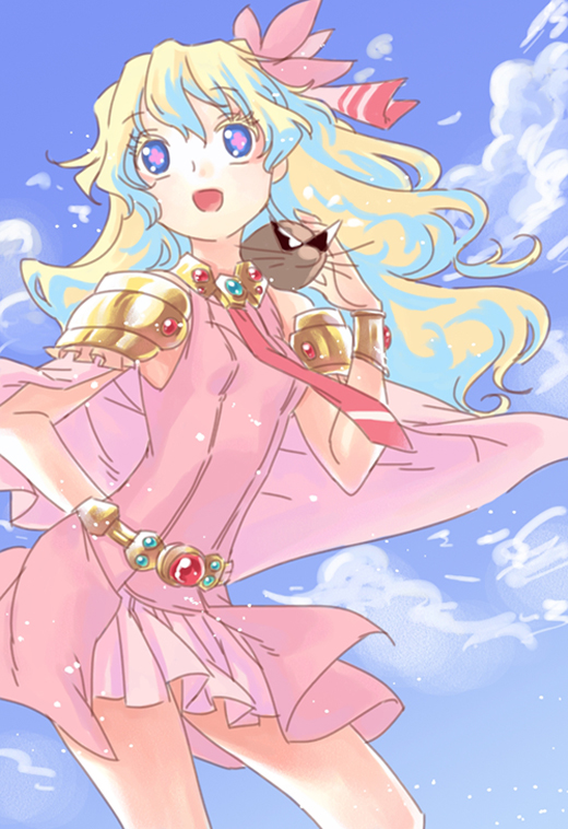 nia teppelin and boota (tengen toppa gurren lagann) drawn by 6bi