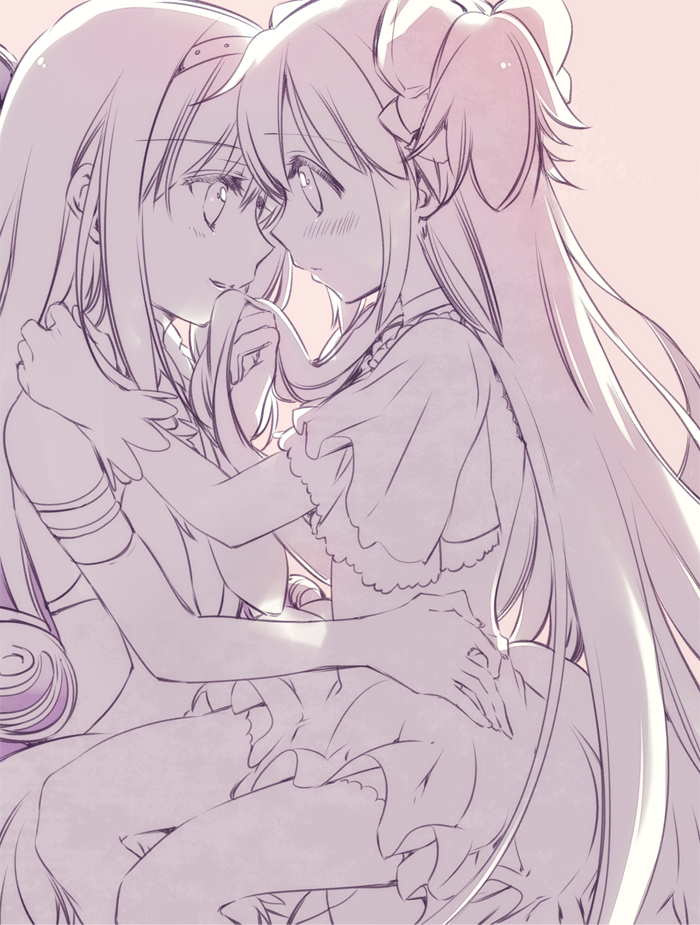 akemi homura, kaname madoka, ultimate madoka, and akuma homura (mahou shoujo madoka magica and 1 more) drawn by yamada_ako
