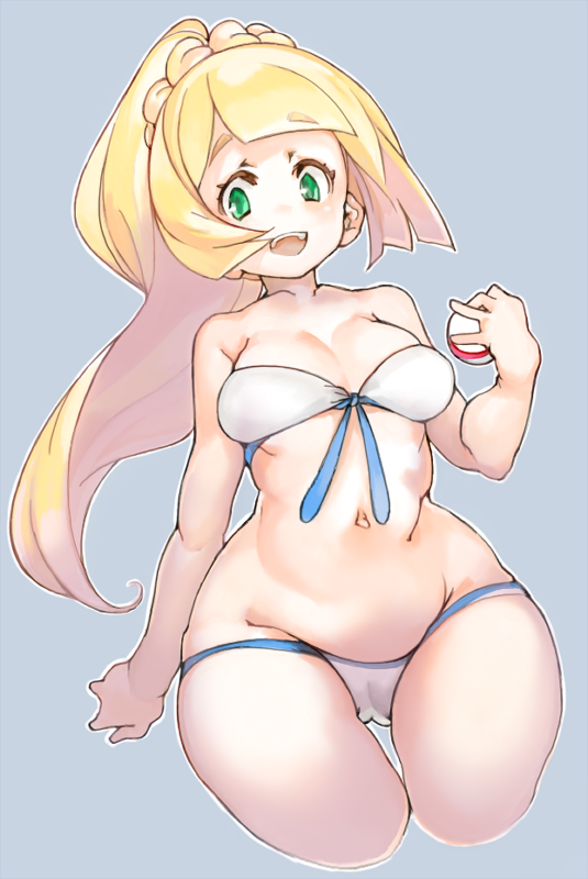 lillie (pokemon and 1 more) drawn by sachito