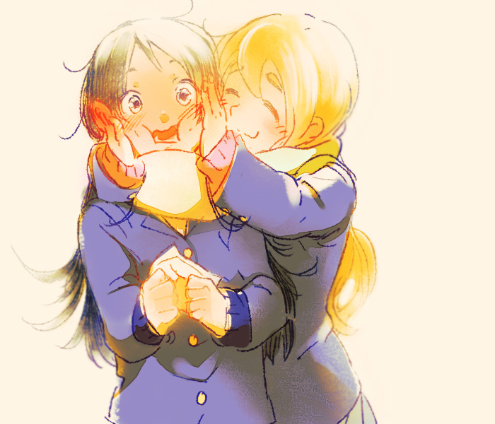 akiyama mio and kotobuki tsumugi (k-on!) drawn by tamagogogo
