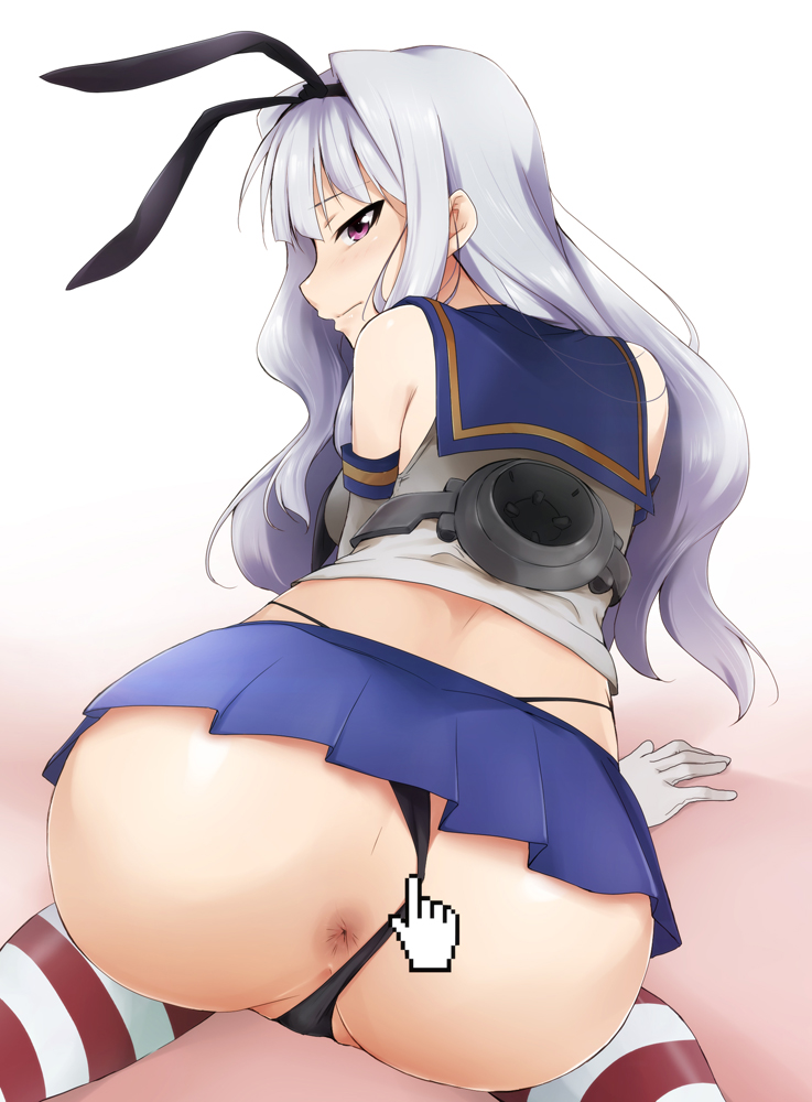 shimakaze and shijou takane (kantai collection and 1 more) drawn by kaiga