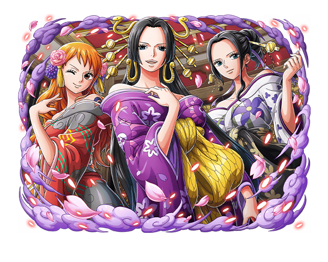 nami, nico robin, and boa hancock (one piece and 1 more)
