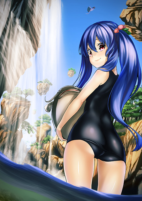 hinanawi tenshi and nagae iku (touhou) drawn by unowen