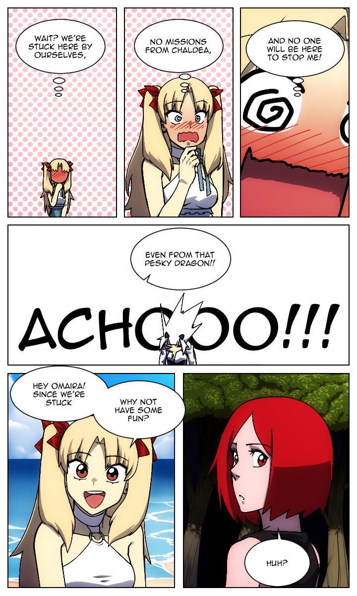 ereshkigal, melusine, space ereshkigal, and omaira (original and 2 more) drawn by lazyartlazy12