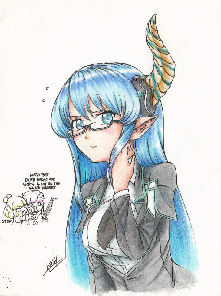 pish, kiseijou rei, and nepgyaa (granblue fantasy and 2 more) drawn by isaki_tanaka