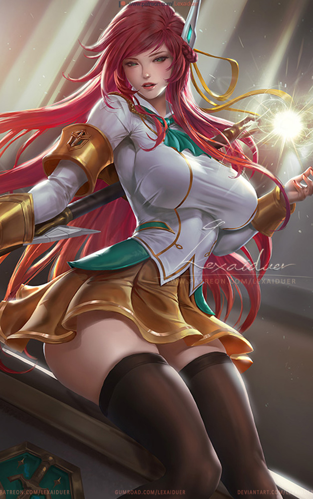 lux, battle academia lux, and prestige battle academia lux (league of legends) drawn by lexaiduer