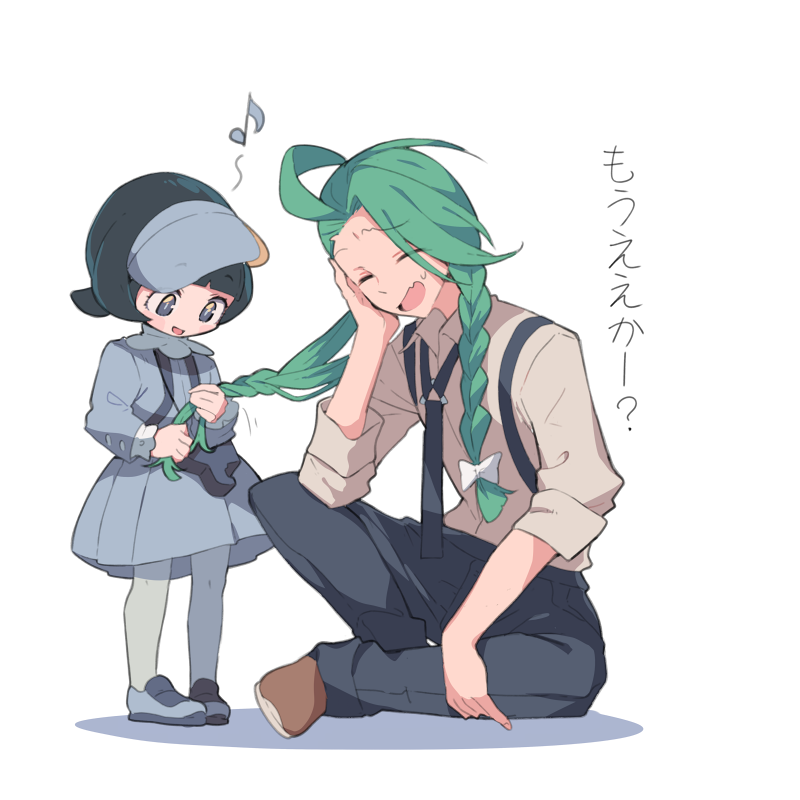 rika and poppy (pokemon and 1 more) drawn by shimazaki1152