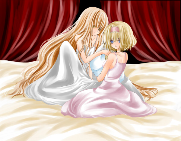 kirisame marisa and alice margatroid (touhou) drawn by nanase_nao