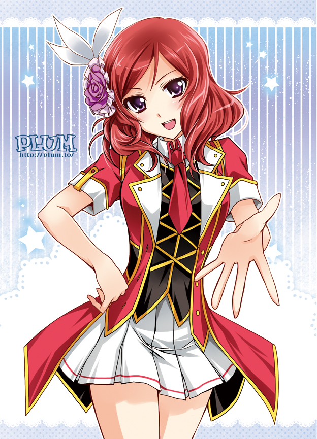 nishikino maki (love live! and 1 more) drawn by kanna_(plum)